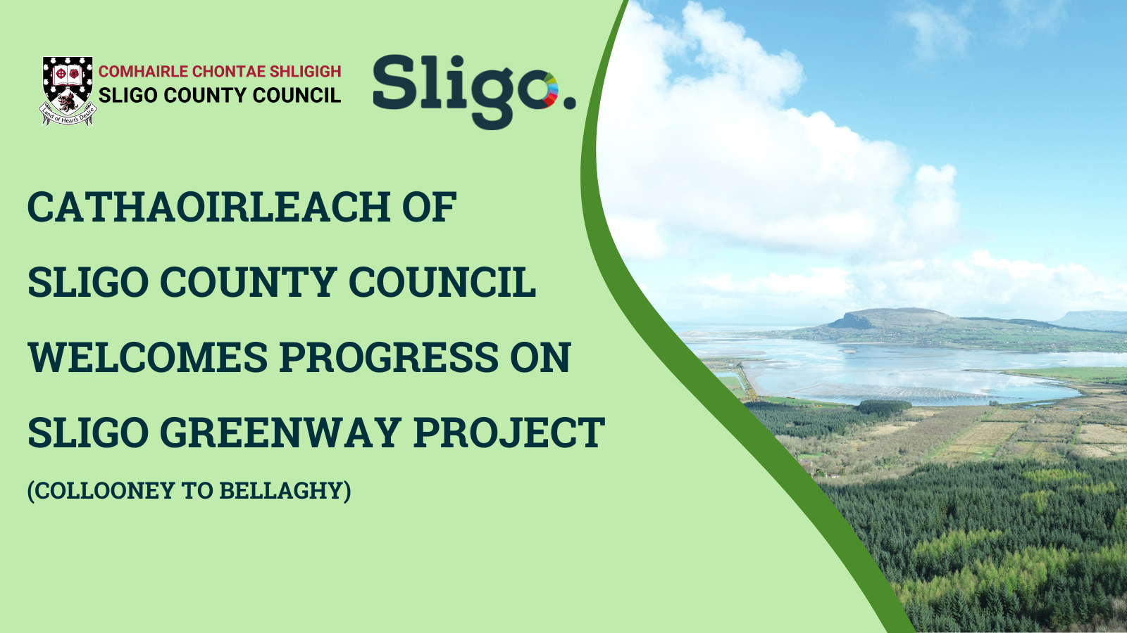 Cathaoirleach of Sligo County Council Welcomes Progress on Sligo Greenway Project